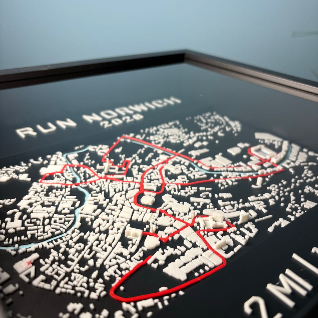 Norwich Run Personalised - Add Name, Race Number & Finish Time